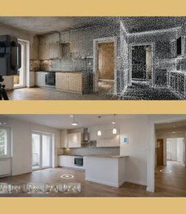 3D felmérés Matterport Pro3 lézerszkennerrel lakásfelújításhoz