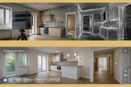 • 3D felmérés Matterport Pro3 lézerszkennerrel lakásfelújításhoz